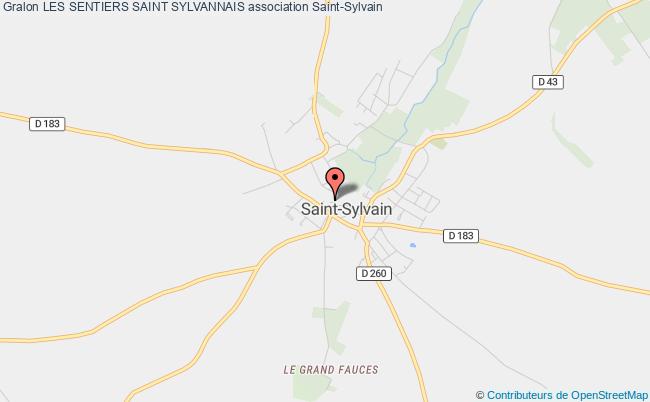 plan association Les Sentiers Saint Sylvannais Saint-Sylvain