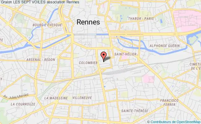 plan association Les Sept Voiles Rennes