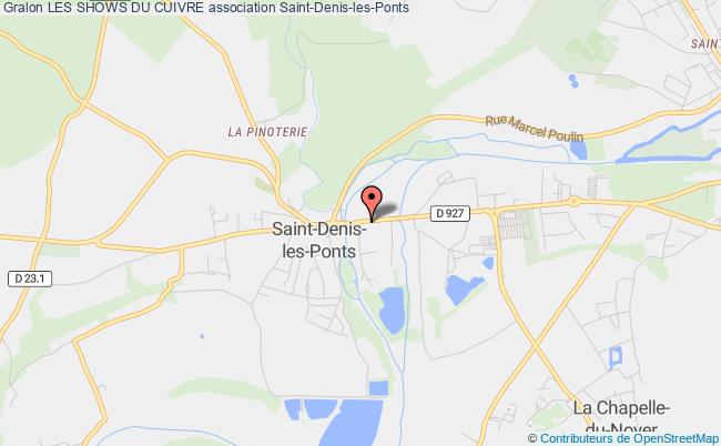 plan association Les Shows Du Cuivre Saint-Denis-les-Ponts