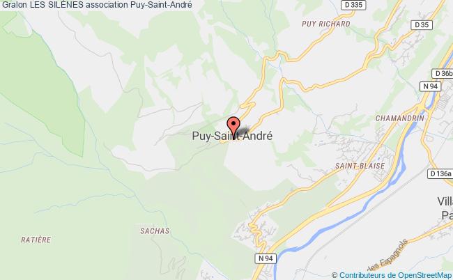 plan association Les SilÈnes Puy-Saint-André