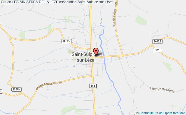 plan association Les Sinistres De La Leze Saint-Sulpice-sur-Lèze