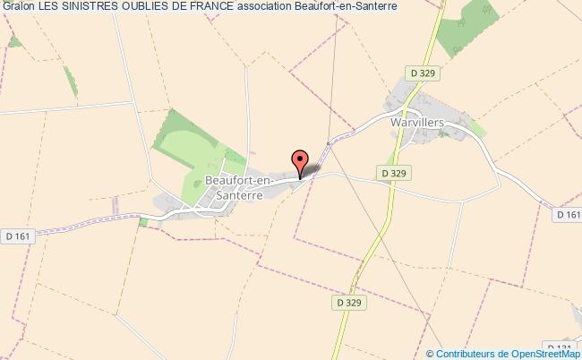 plan association Les Sinistres Oublies De France Beaufort-en-Santerre