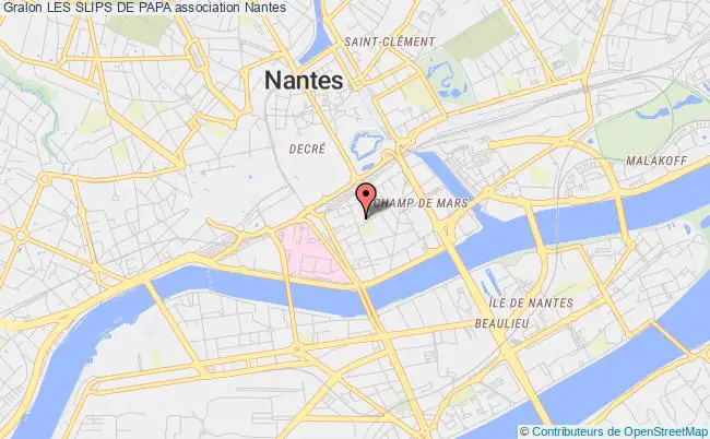 plan association Les Slips De Papa Nantes