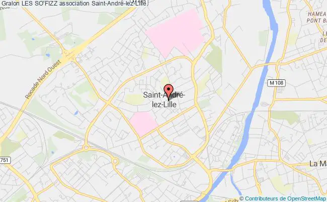 plan association Les So'fizz Saint-André-lez-Lille