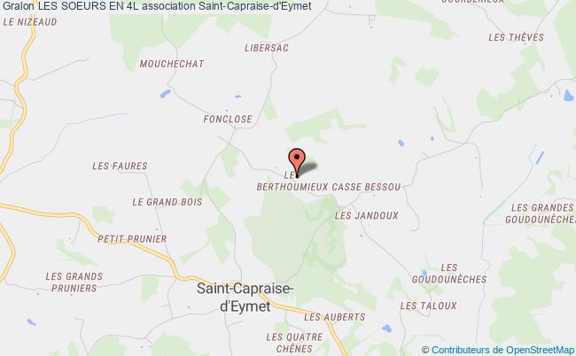 plan association Les Soeurs En 4l Saint-Capraise-d'Eymet