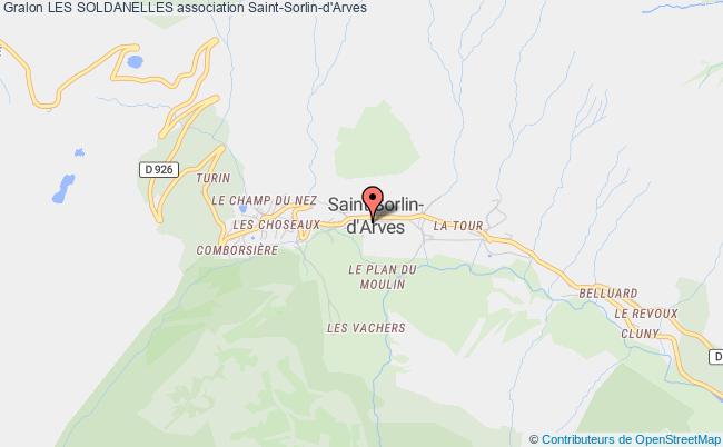 plan association Les Soldanelles Saint-Sorlin-d'Arves