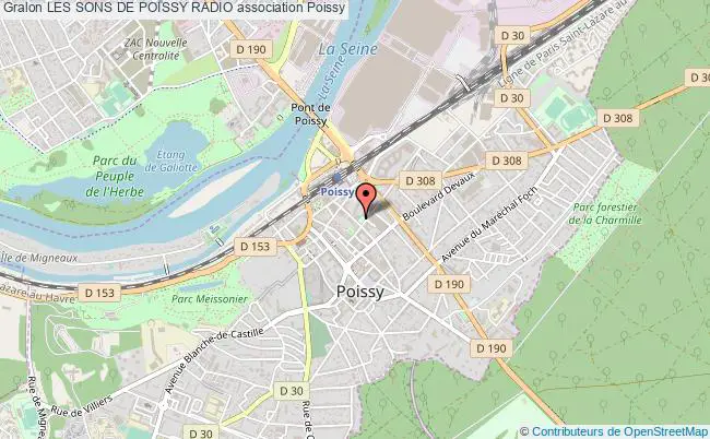 plan association Les Sons De Poissy Radio Poissy