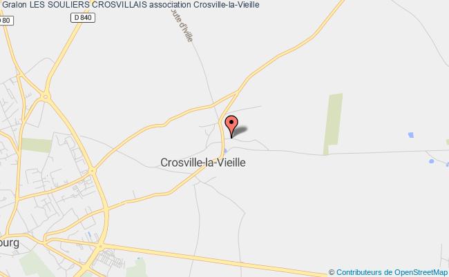 plan association Les Souliers Crosvillais Crosville-la-Vieille