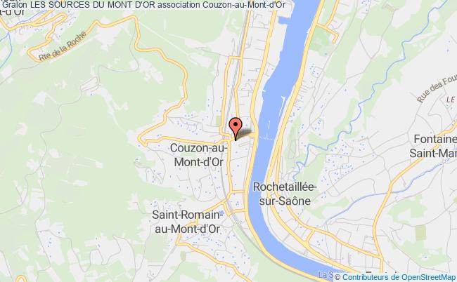 plan association Les Sources Du Mont D'or Couzon-au-Mont-d'Or