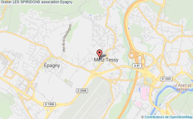 plan association Les Spiridons Epagny Metz-Tessy