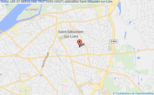 plan association Les St-seb'globe-trotters (ssgt) Saint-Sébastien-sur-Loire
