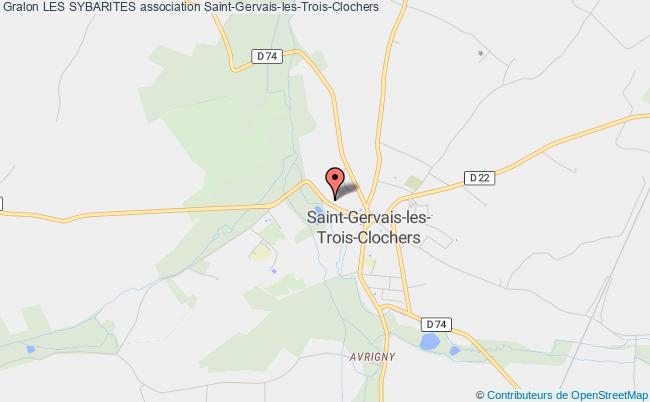 plan association Les Sybarites Saint-Gervais-les-Trois-Clochers