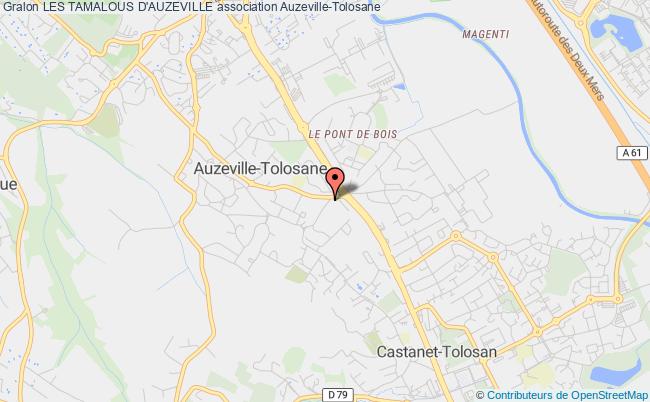 plan association Les Tamalous D'auzeville Auzeville-Tolosane
