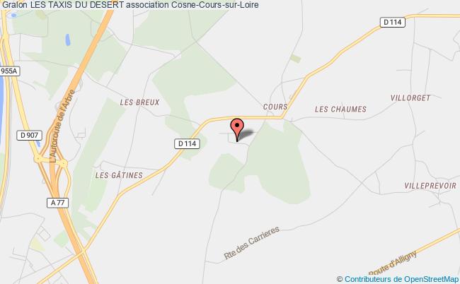 plan association Les Taxis Du Desert Cosne-Cours-sur-Loire