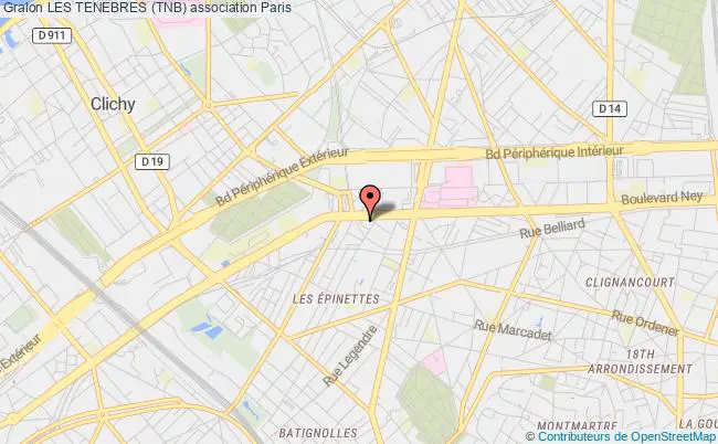 plan association Les Tenebres (tnb) Paris