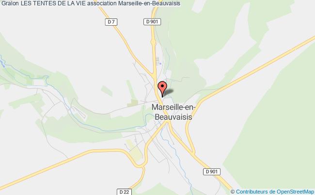 plan association Les Tentes De La Vie Marseille-en-Beauvaisis