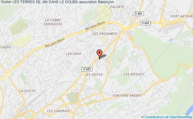 plan association Les Terres De Jim Dans Le Doubs Besançon