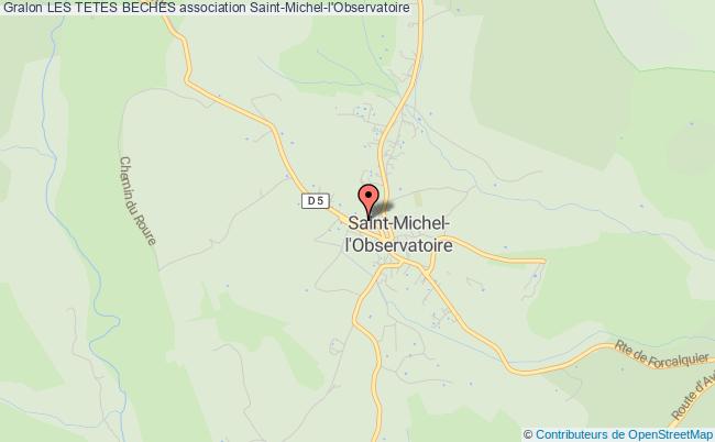 plan association Les Tetes Beches Saint-Michel-l'Observatoire