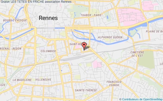 plan association Les Tetes En Friche Rennes