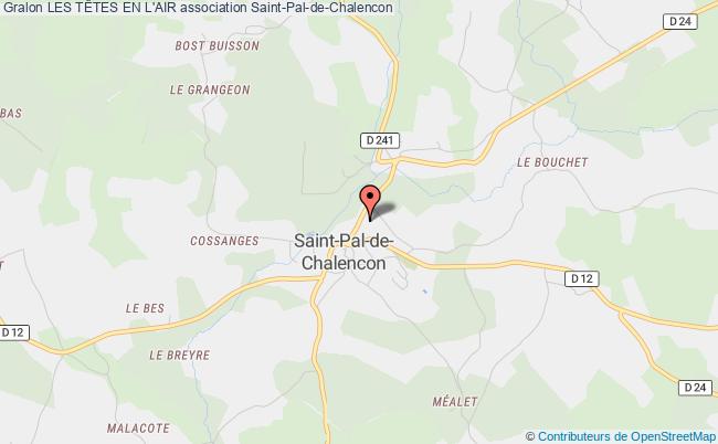 plan association Les TÊtes En L'air Saint-Pal-de-Chalencon