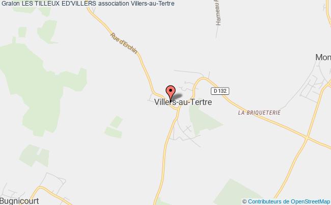 plan association Les Tilleux Ed'villers Villers-au-Tertre