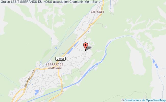 plan association Les Tisserands Du Nous Chamonix-Mont-Blanc