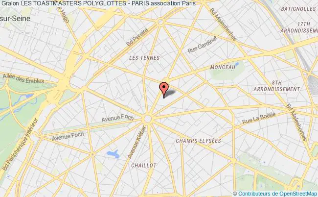 plan association Les Toastmasters Polyglottes - Paris PARIS