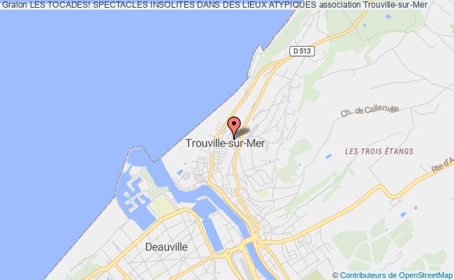 plan association Les Tocades! Spectacles Insolites Dans Des Lieux Atypiques Trouville-sur-Mer