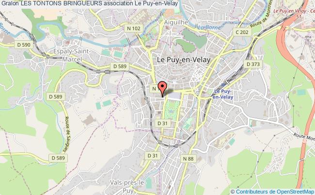 plan association Les Tontons Bringueurs Le Puy-en-Velay