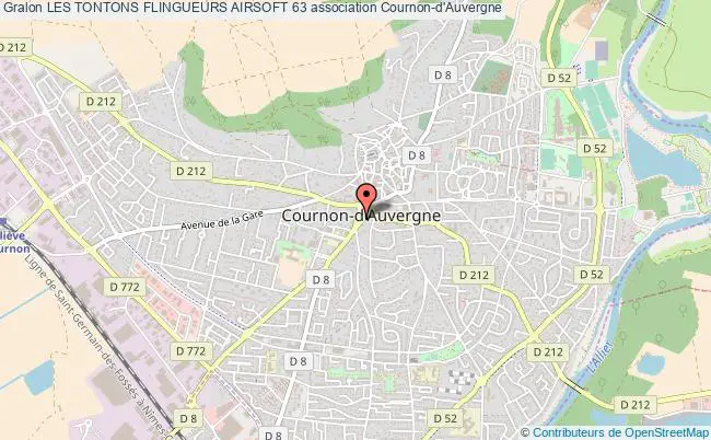 plan association Les Tontons Flingueurs Airsoft 63 Cournon-d'Auvergne