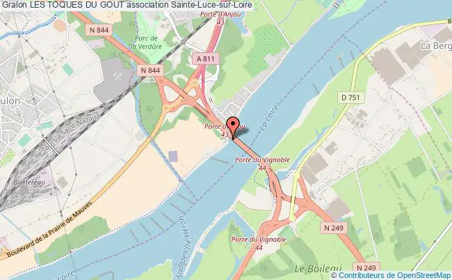 plan association Les Toques Du Gout Sainte-Luce-sur-Loire