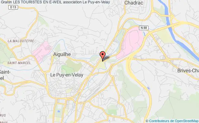 plan association Les Touristes En E-weil Puy-en-Velay