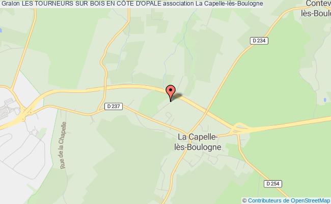 plan association Les Tourneurs Sur Bois En CÔte D'opale La    Capelle-lès-Boulogne