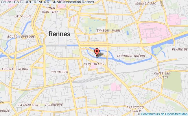 plan association Les Tourtereaux Rennais Rennes