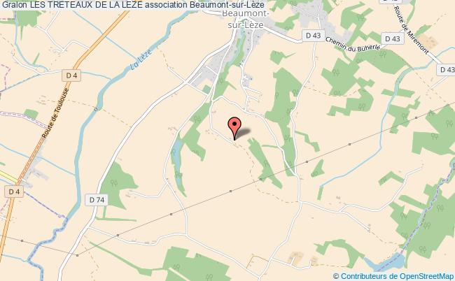 plan association Les Treteaux De La Leze Beaumont-sur-Lèze