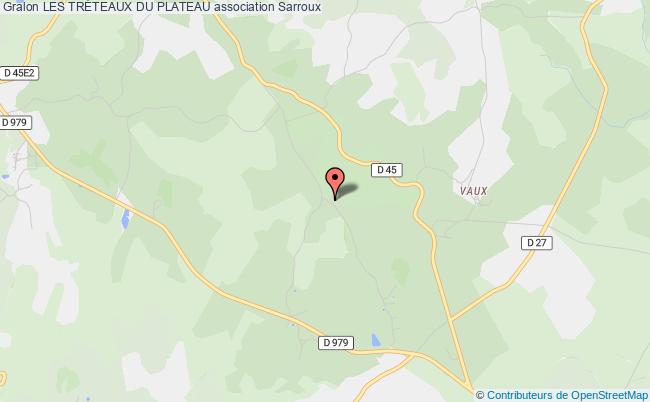plan association Les TrÉteaux Du Plateau Sarroux-Saint Julien