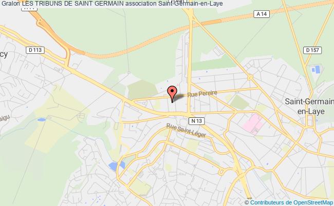 plan association Les Tribuns De Saint Germain Saint-Germain-en-Laye