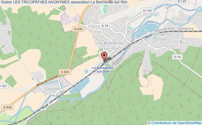 plan association Les Tricopathes Anonymes La    Bonneville-sur-Iton