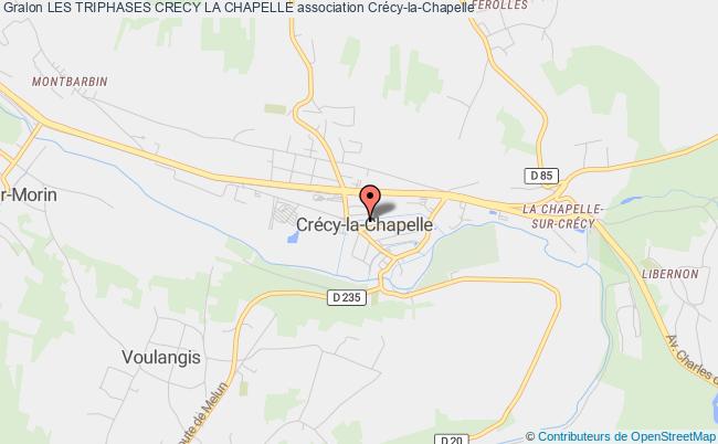 plan association Les Triphases Crecy La Chapelle Crécy-la-Chapelle