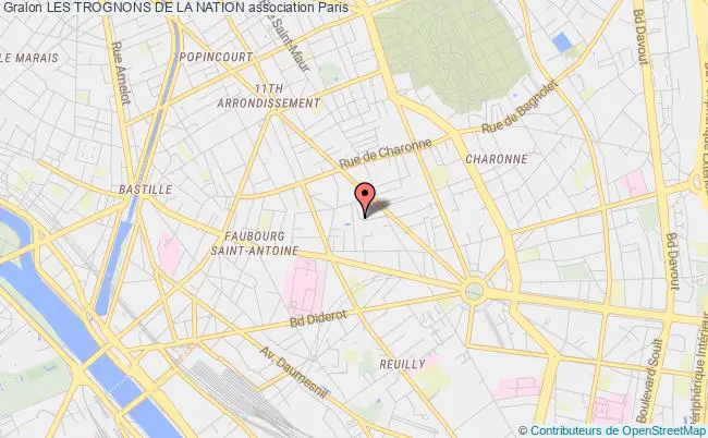 plan association Les Trognons De La Nation PARIS