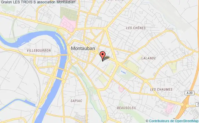 plan association Les Trois S Montauban