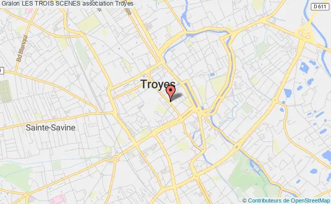 plan association Les Trois Scenes Troyes