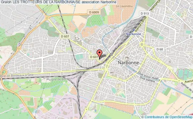 plan association Les Trotteurs De La Narbonnaise Narbonne