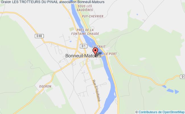 plan association Les Trotteurs Du Pinail Bonneuil-Matours