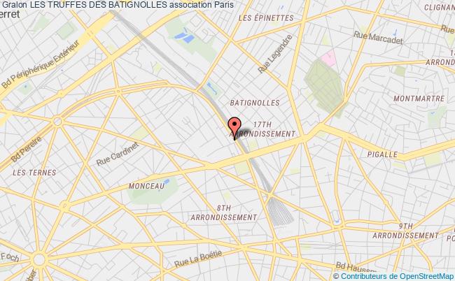plan association Les Truffes Des Batignolles Paris