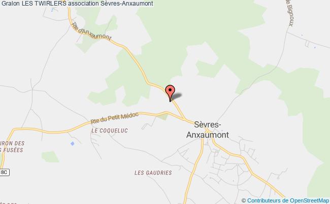 plan association Les Twirlers Sèvres-Anxaumont