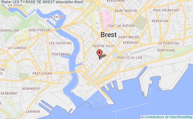 plan association Les Ty-rade De Brest Brest