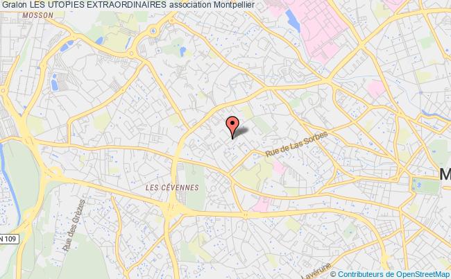 plan association Les Utopies Extraordinaires Montpellier