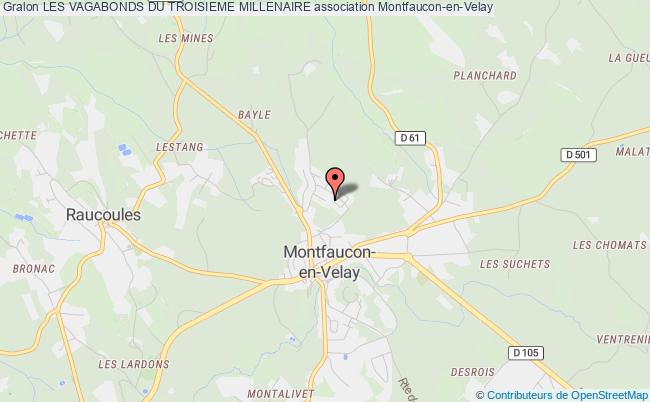 plan association Les Vagabonds Du Troisieme Millenaire Montfaucon-en-Velay