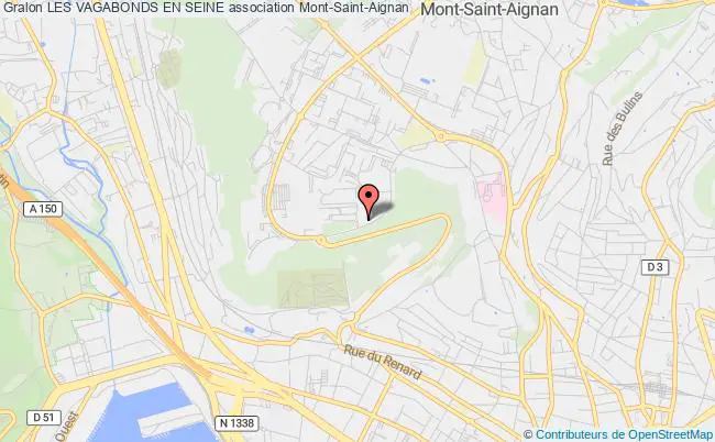 plan association Les Vagabonds En Seine Mont-Saint-Aignan